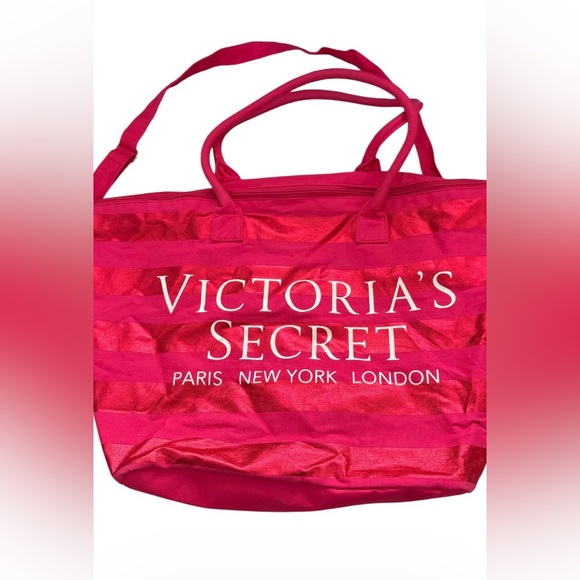 Victoria's Secret Vibrant Pink Tote - Picture 2 of 7